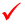 checkmark